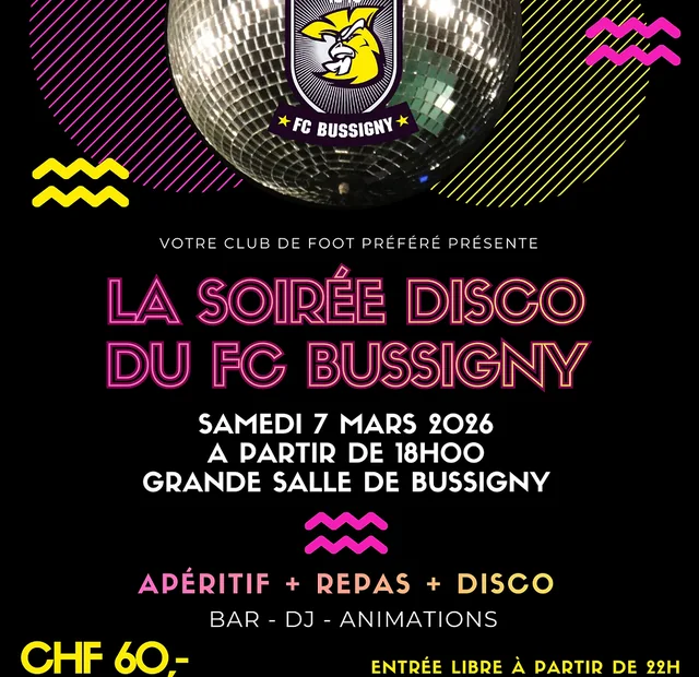 Soirée Disco 2026 : retour sur la grande fête du FC Bussigny